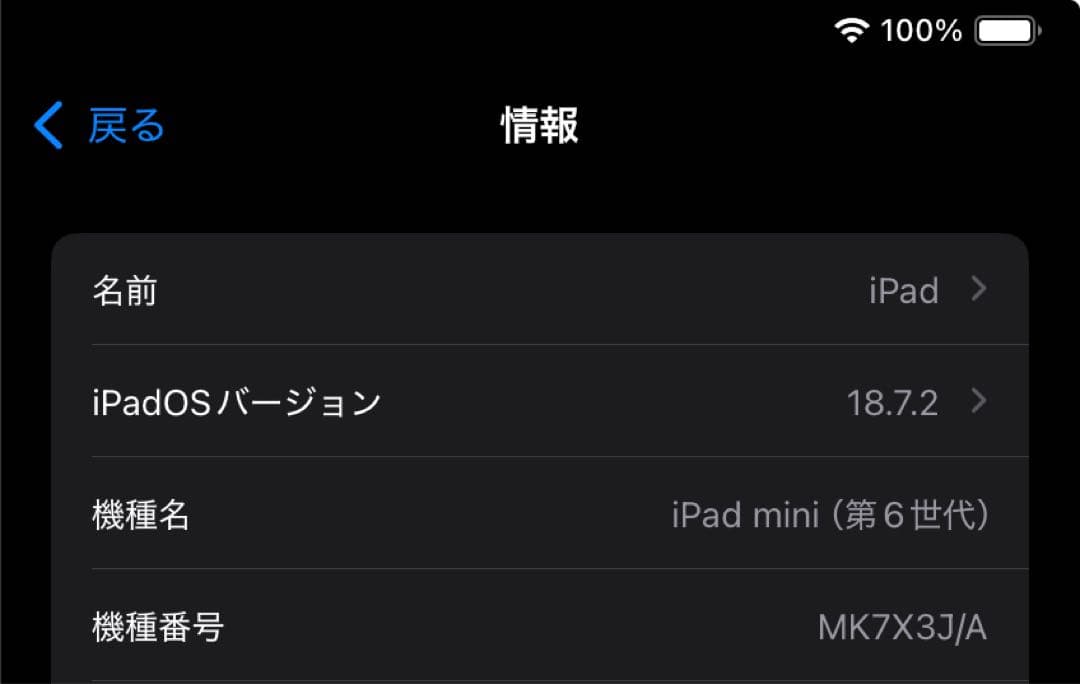 iPad mini 第6世代 パープル 256GB Wi-Fi