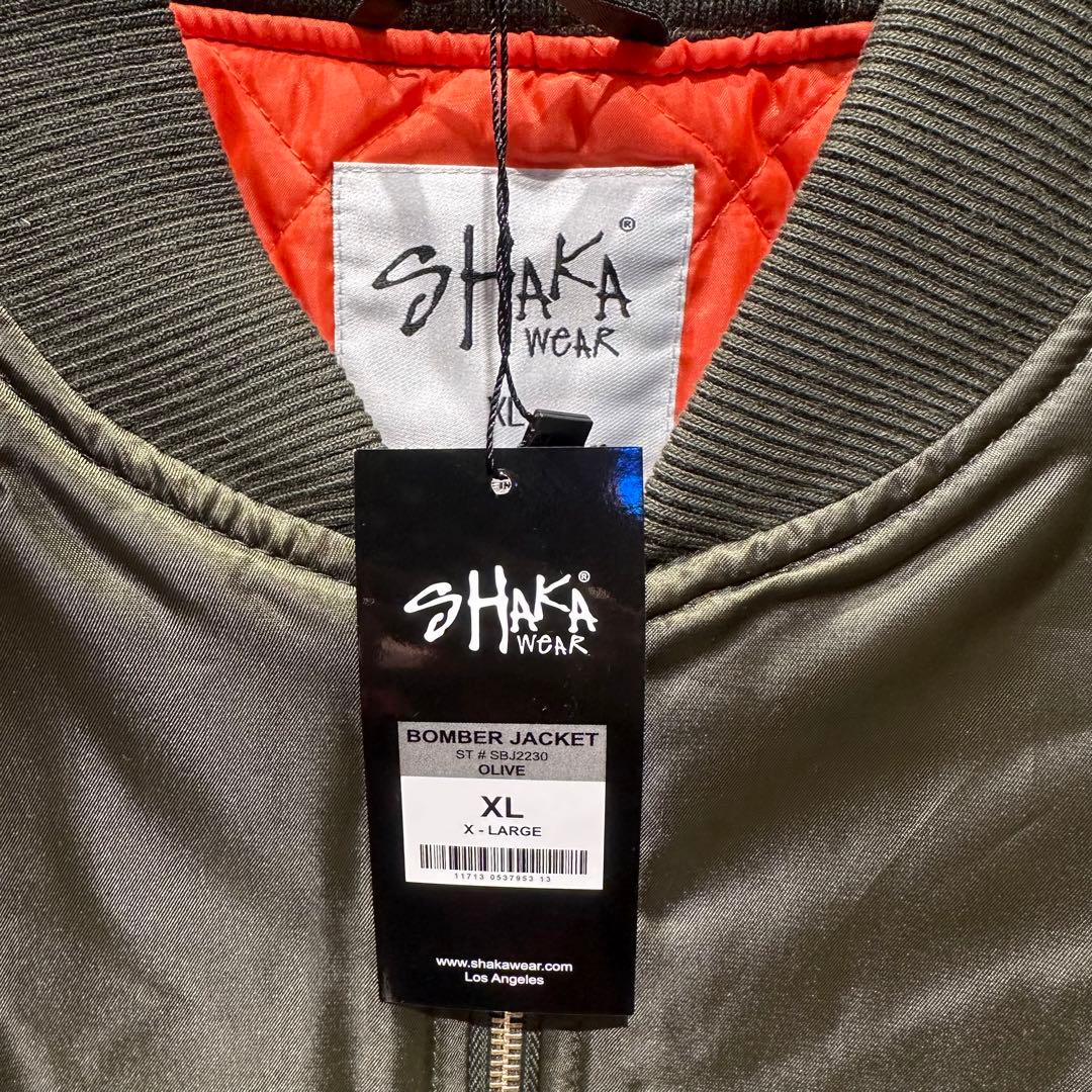 【送料無料】新品未使用 タグ付き SHAKA WEAR MA-1 ジャケット
