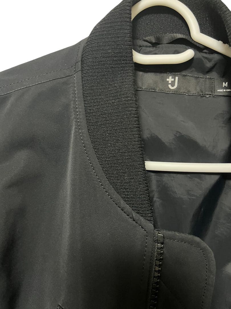 ジルサンダー　UNIQLO ブラック MA-1 フライトジャケット コラボ