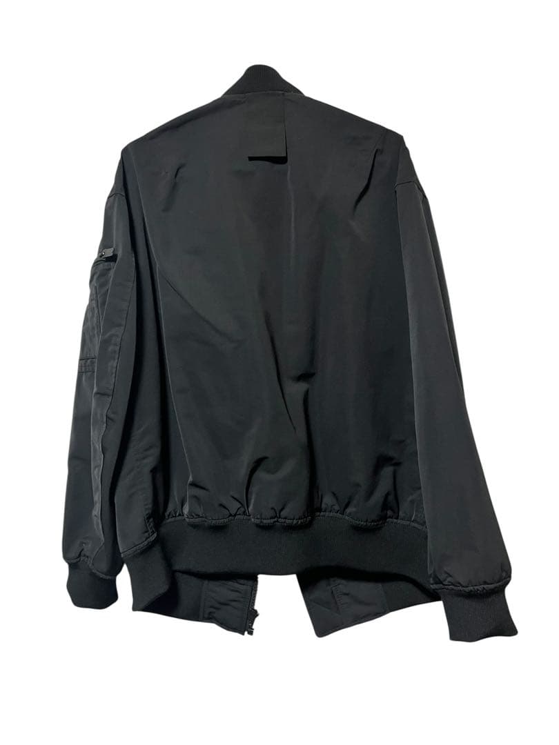 ジルサンダー　UNIQLO ブラック MA-1 フライトジャケット コラボ