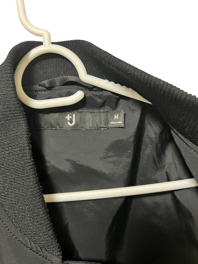 ジルサンダー　UNIQLO ブラック MA-1 フライトジャケット コラボ