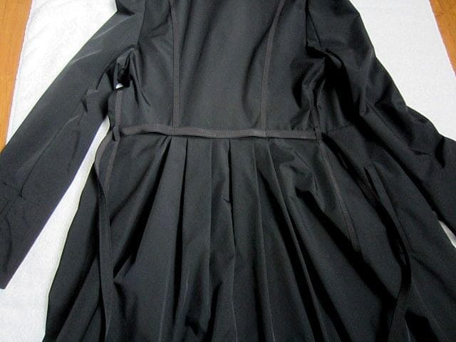 美品 フォクシー/FOXEY 春・秋ドレスコート 黒40：梅雨時・通勤通学に