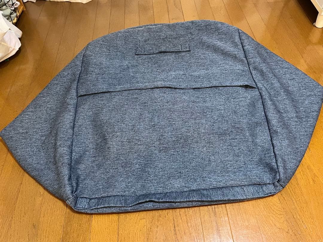 無印良品　空気でできたソファー　ネイビー