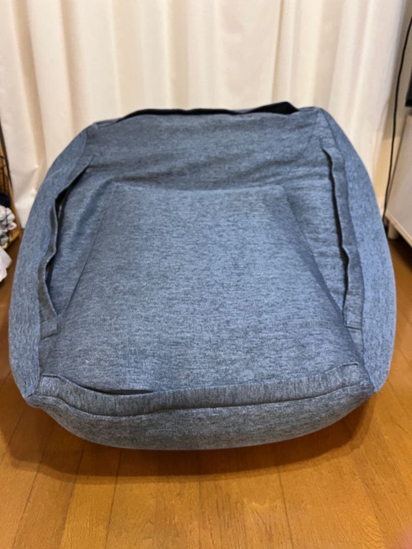 無印良品　空気でできたソファー　ネイビー