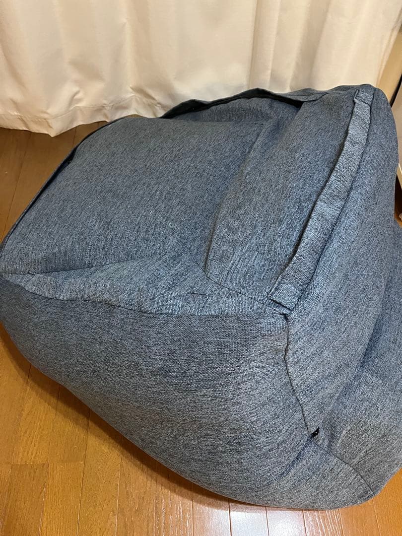 無印良品　空気でできたソファー　ネイビー