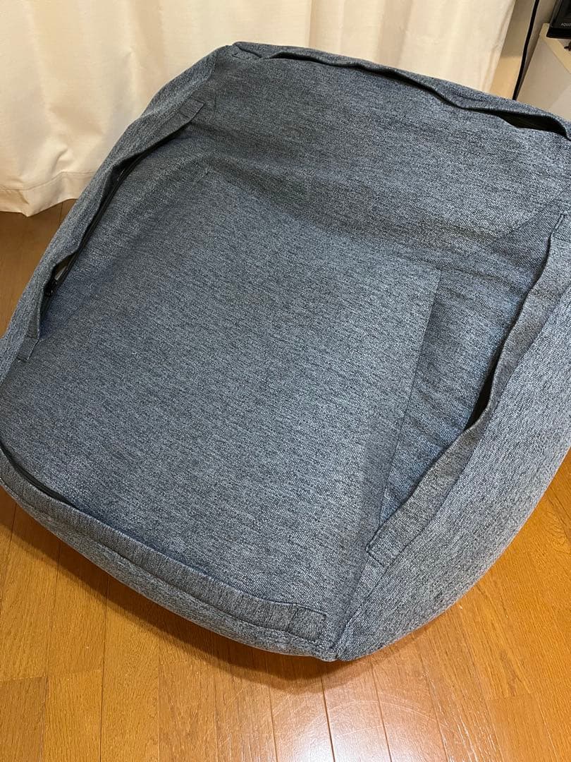 無印良品　空気でできたソファー　ネイビー