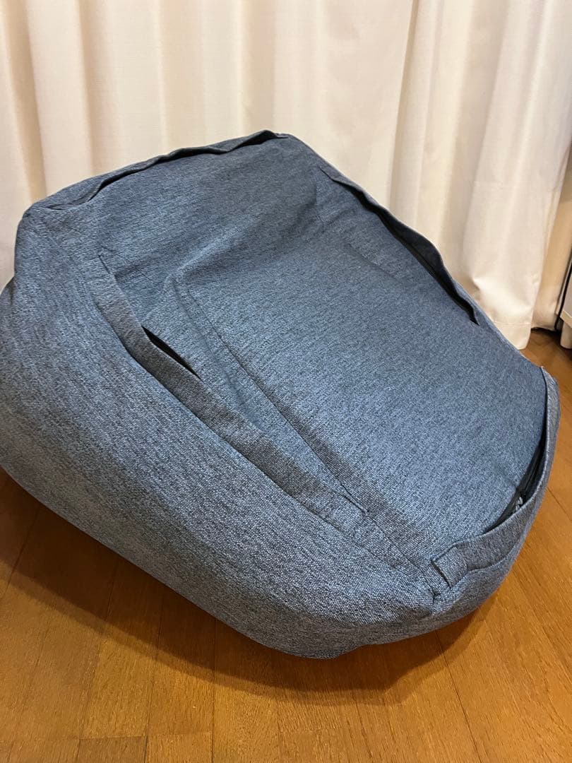 無印良品　空気でできたソファー　ネイビー