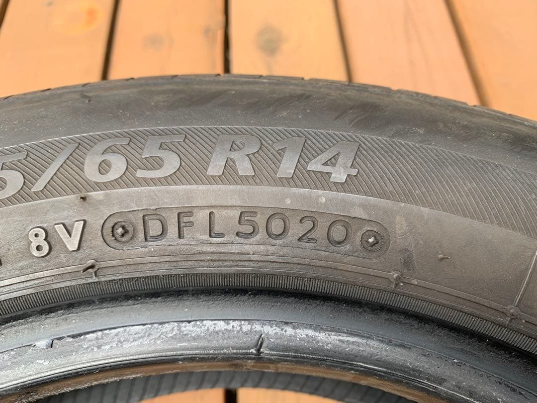 【送料無料】ブリヂストン　ネクストリー　155/65R14 中古4本セット
