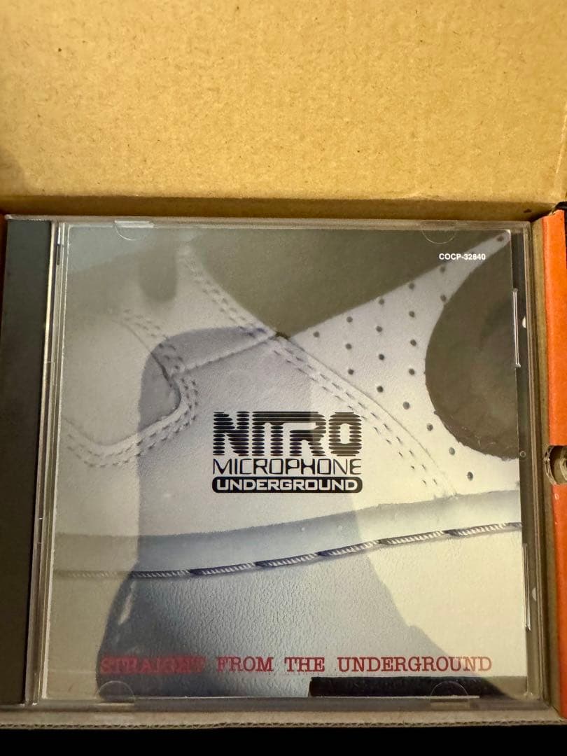 NITRO MICROPHONE UNDERGROUNDアルバム、NIKE箱有り