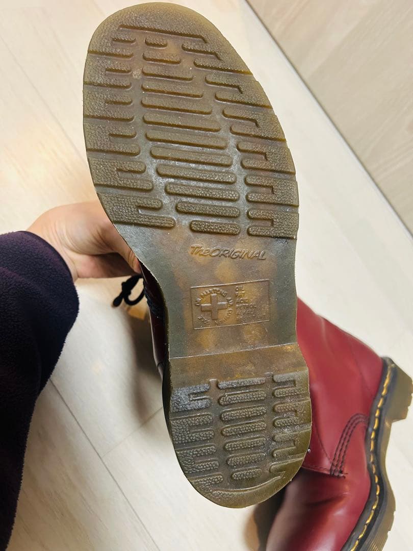 もん　Dr.Martens 8ホールブーツ CHERRY RED UK6