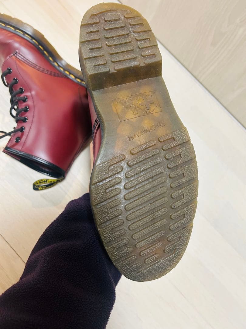もん　Dr.Martens 8ホールブーツ CHERRY RED UK6