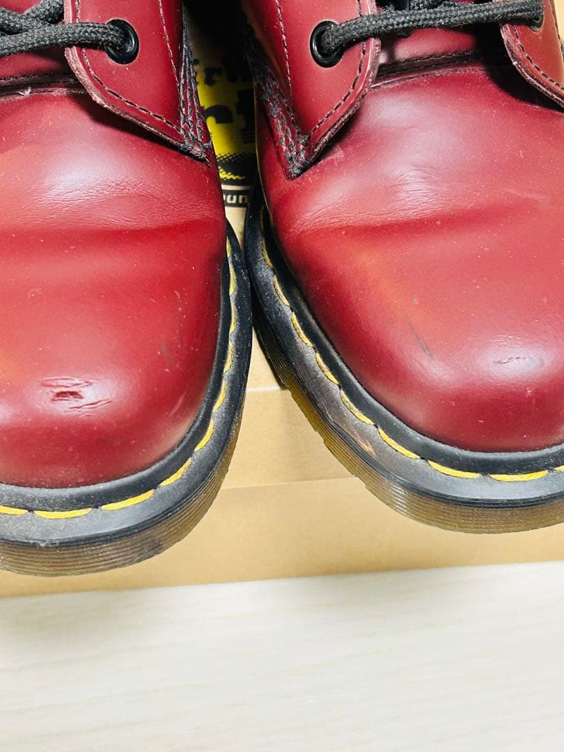 もん　Dr.Martens 8ホールブーツ CHERRY RED UK6