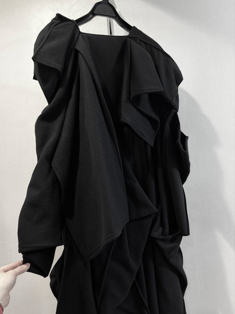 2024AW ヨウジヤマモト　ロングコート　メルトン