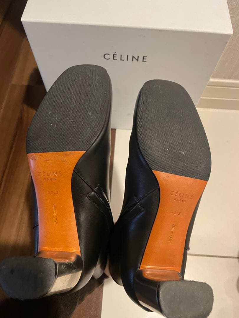 【美品】CÉLINE バンバン　フィービー期　ブラック ショートブーツ