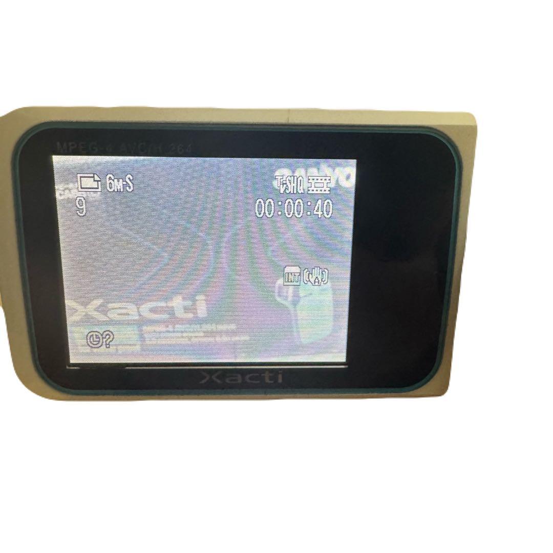 【美品】SANYO Xacti DMX-CA65型　防水ビデオカメラ　ブルー