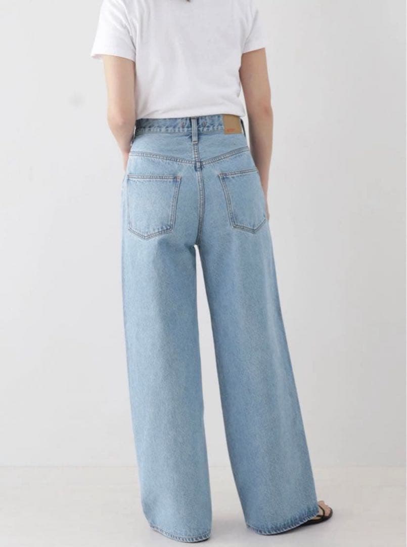 NEEDBY heritage lunaワイドストレート　デニム　23インチ