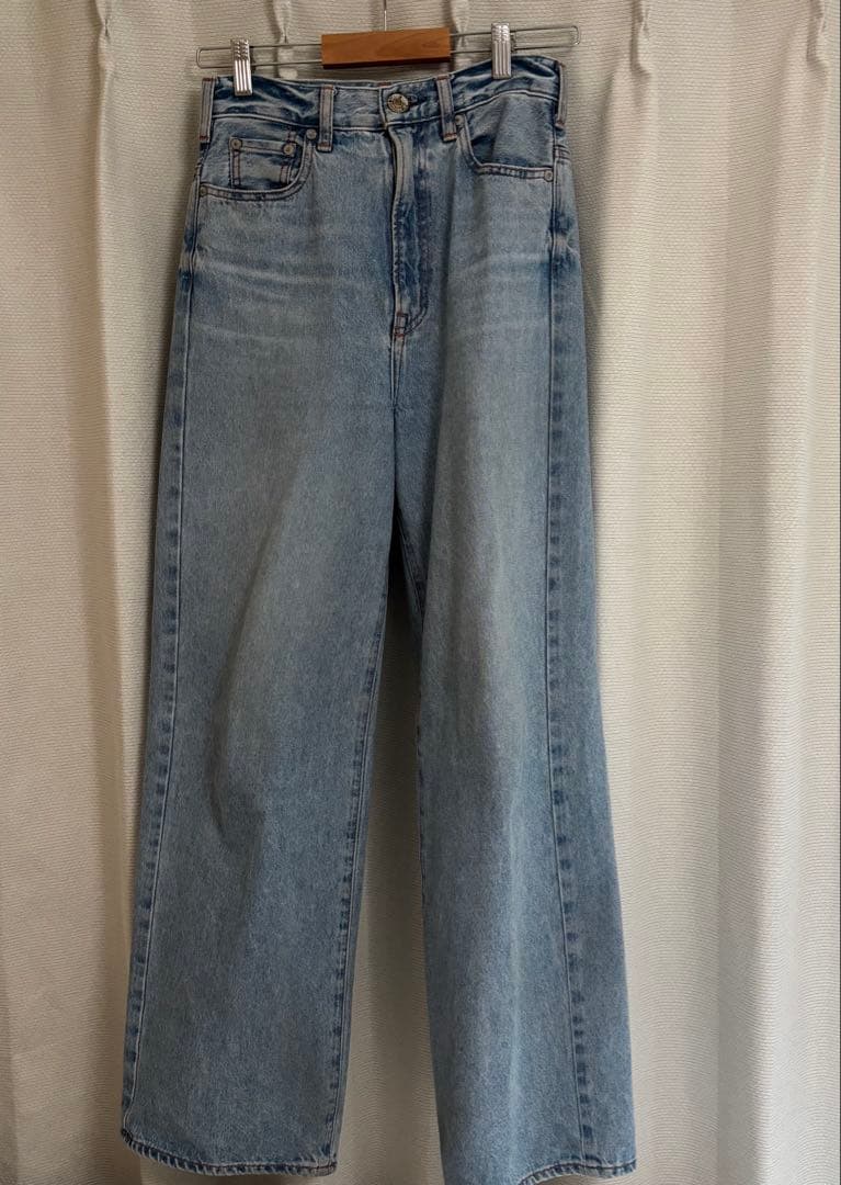 NEEDBY heritage lunaワイドストレート　デニム　23インチ