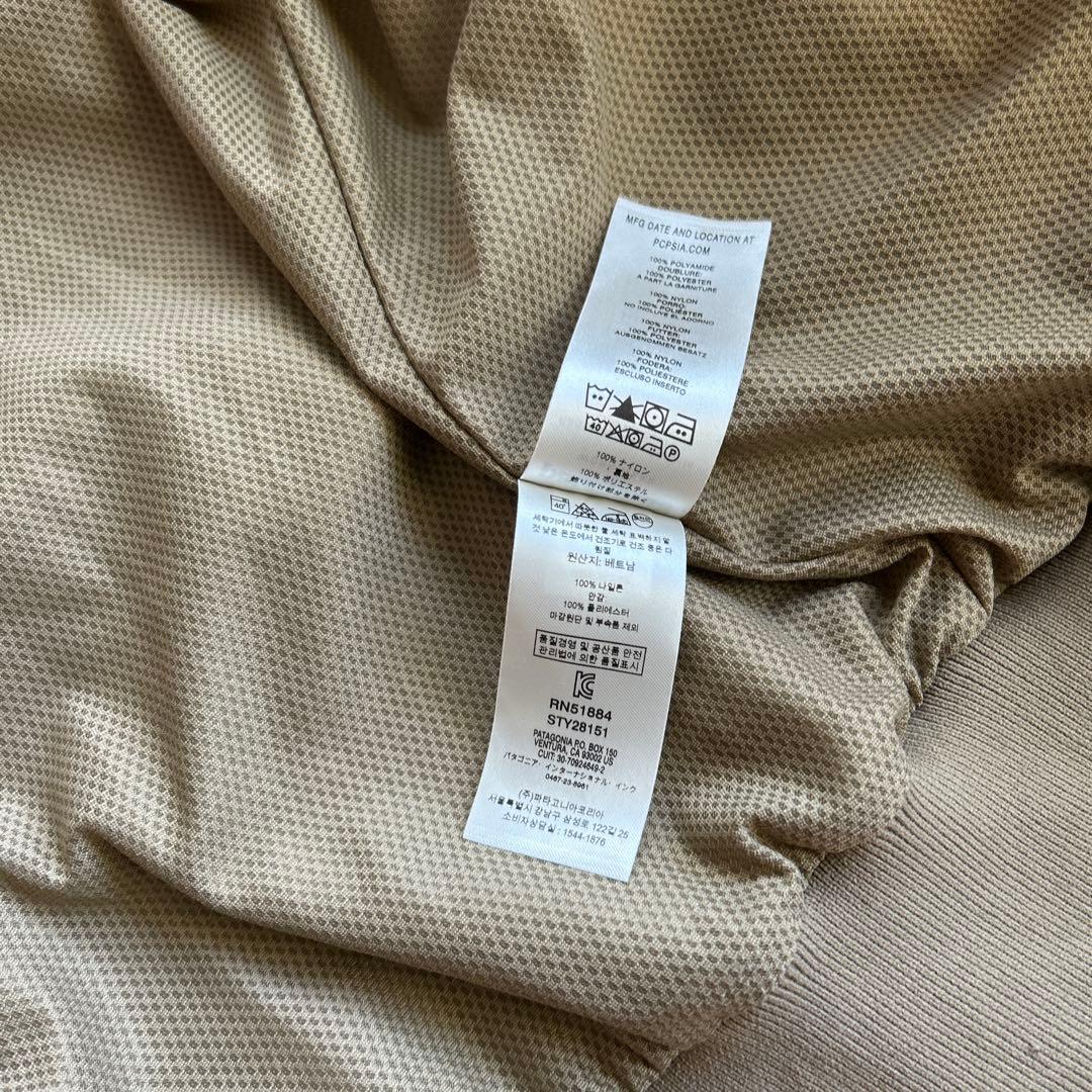 patagonia パタゴニア バギーズジャケット カーキ Sサイズ