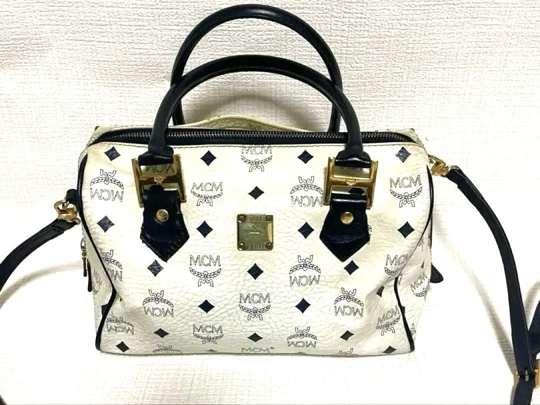 専用✨希少✨MCM ミニボストンバッグ ヴィンセント ハンドバッグ　2way