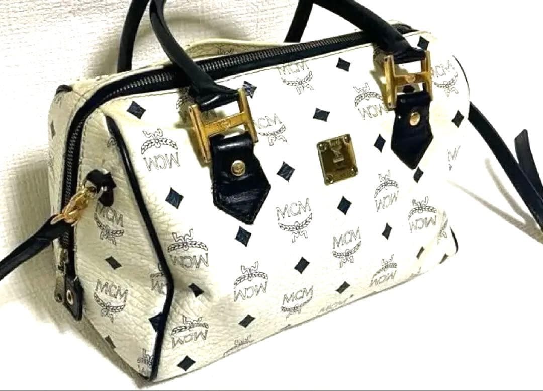 専用✨希少✨MCM ミニボストンバッグ ヴィンセント ハンドバッグ　2way