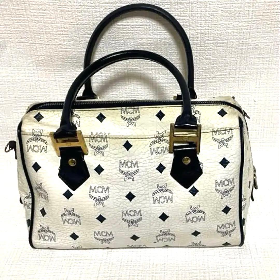 専用✨希少✨MCM ミニボストンバッグ ヴィンセント ハンドバッグ　2way