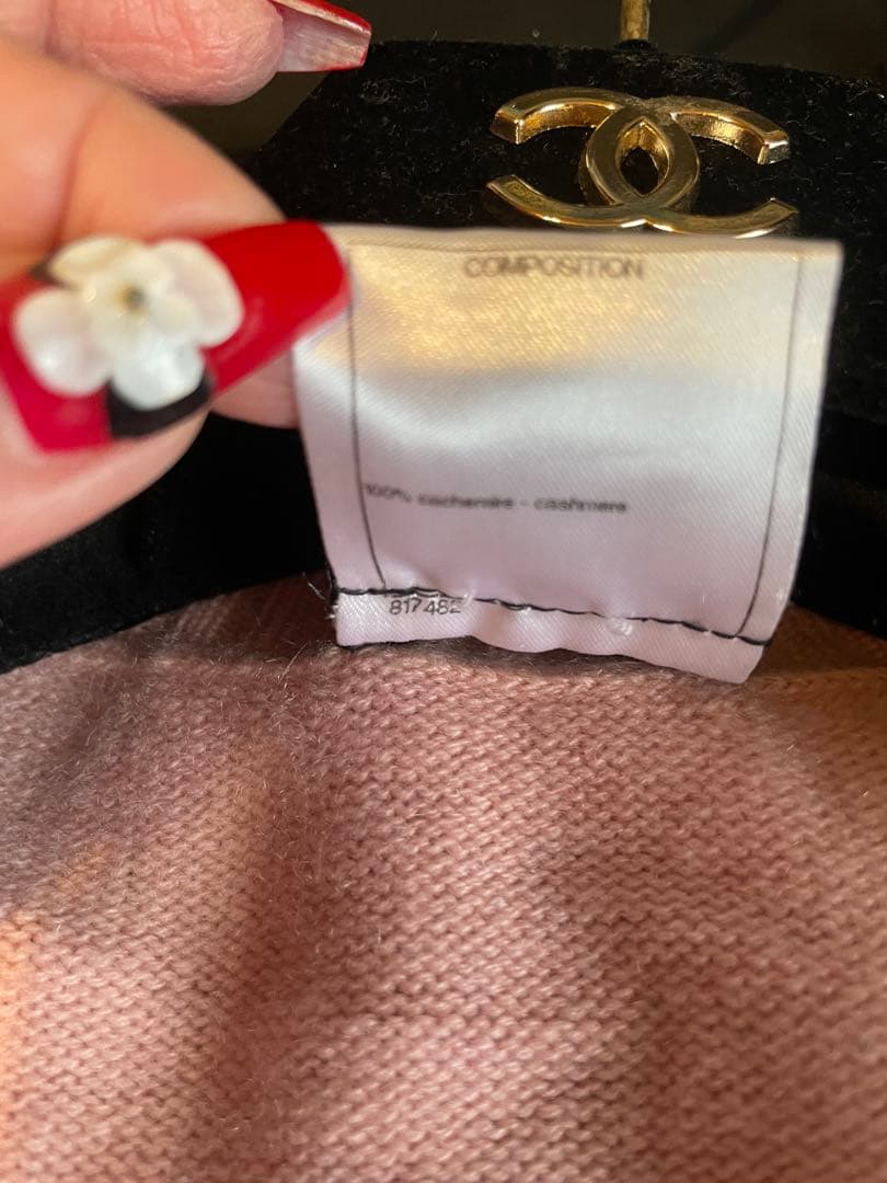 CHANEL ターンロックカーディガン　ピンクお値下げ♡最終　桜舞い散る