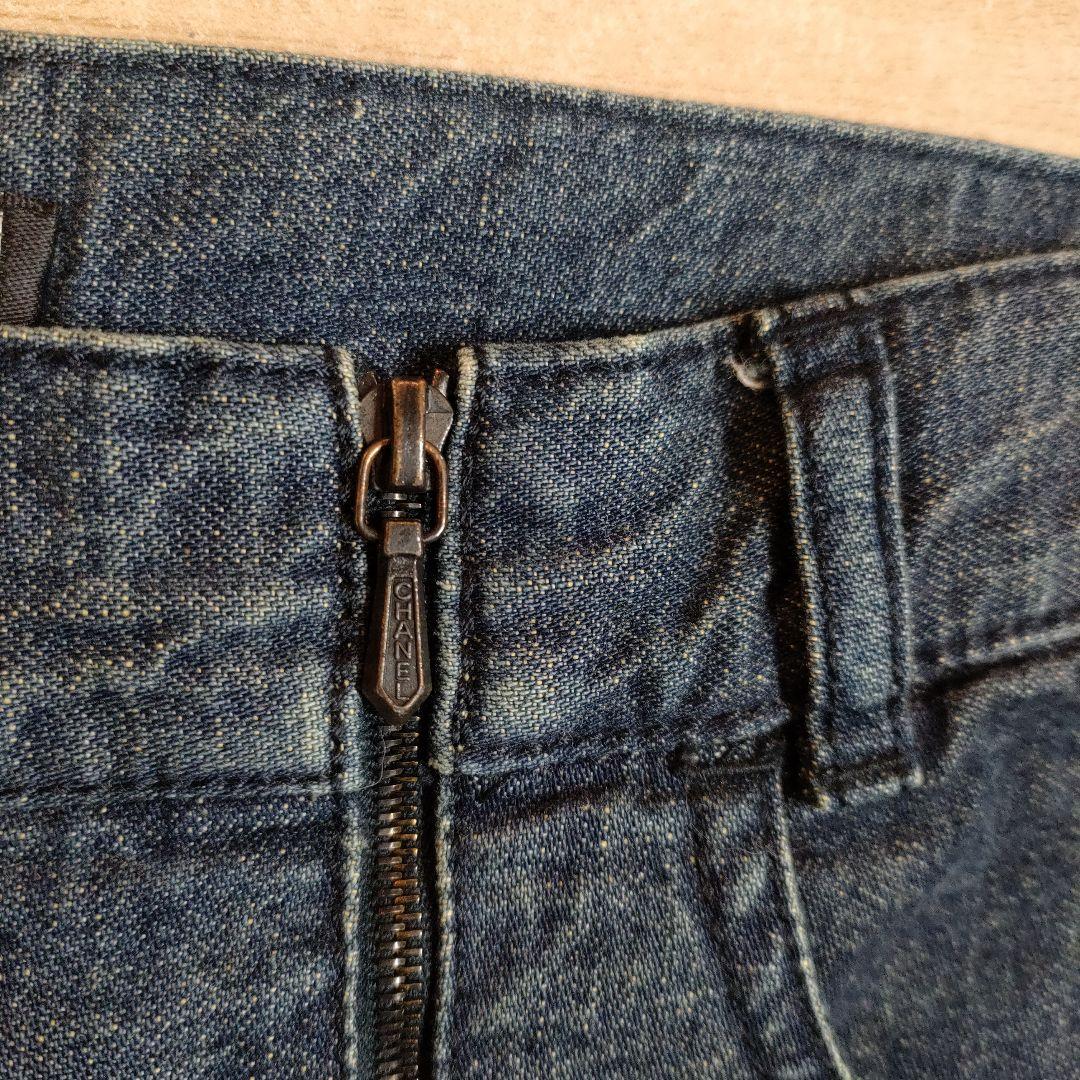 シャネル ハイウエストデニムパンツ サイズ38 イタリア製
