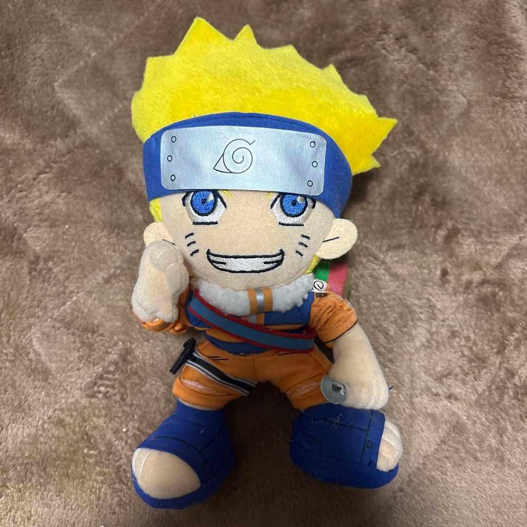 NARUTO 武器付ぬいぐるみ　ナルト　サスケ　リー　3種セット