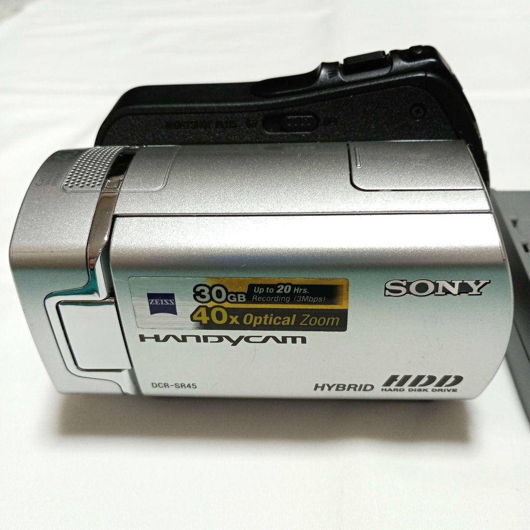 ハンディカム　SONY DCR-SR45 シルバー　中古