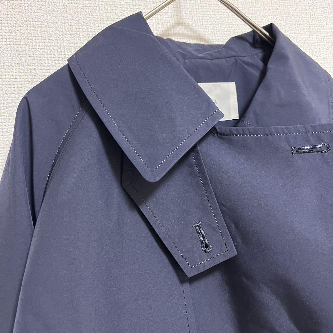 新品　イエナ　Peポプリンオーバーショートコート　ネイビー　トレンチコート