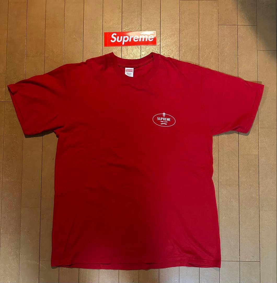 トップス Supreme Supreme Crest Tee red XL