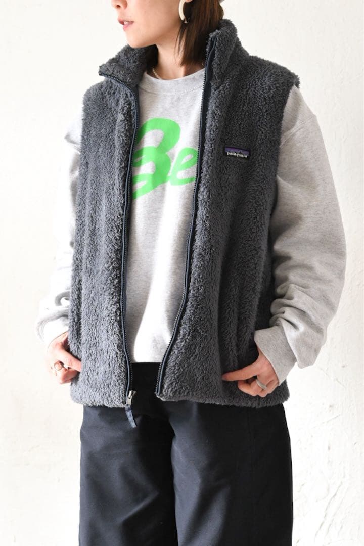 patagonia ベスト S グレー