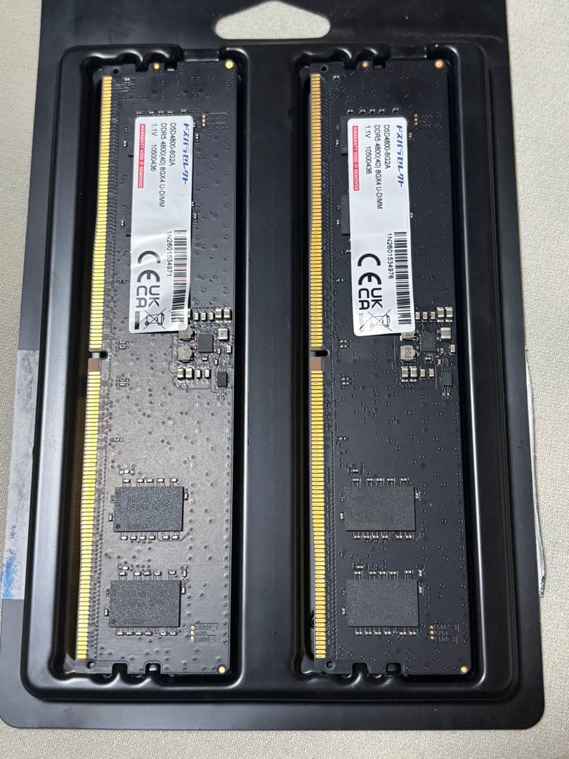 ドスパラセレクト DDR5 4800MHz 8GB×2