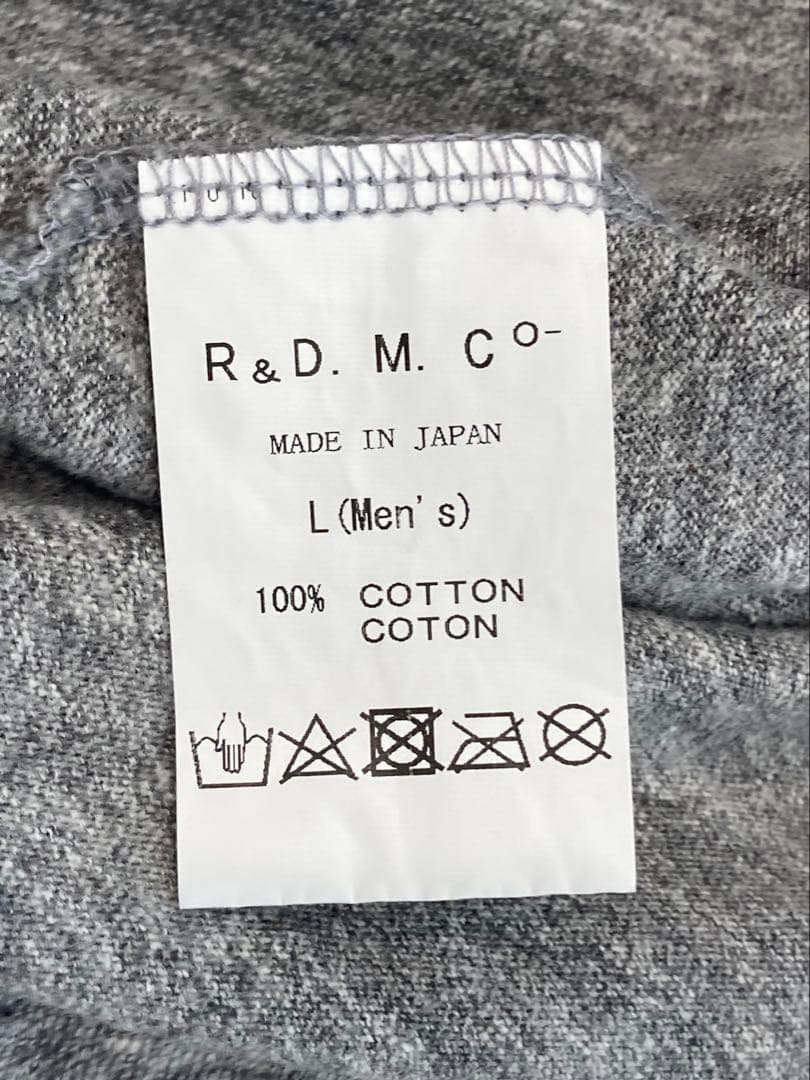 R&D.M.Co- オールドマンズテーラー Tシャツ グレー size L