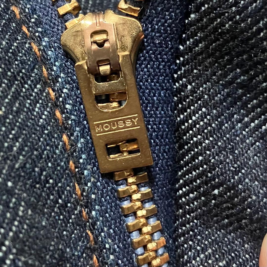 じゅ✨極美品✨ moussy MVS フレア デニム ワンウォッシュ