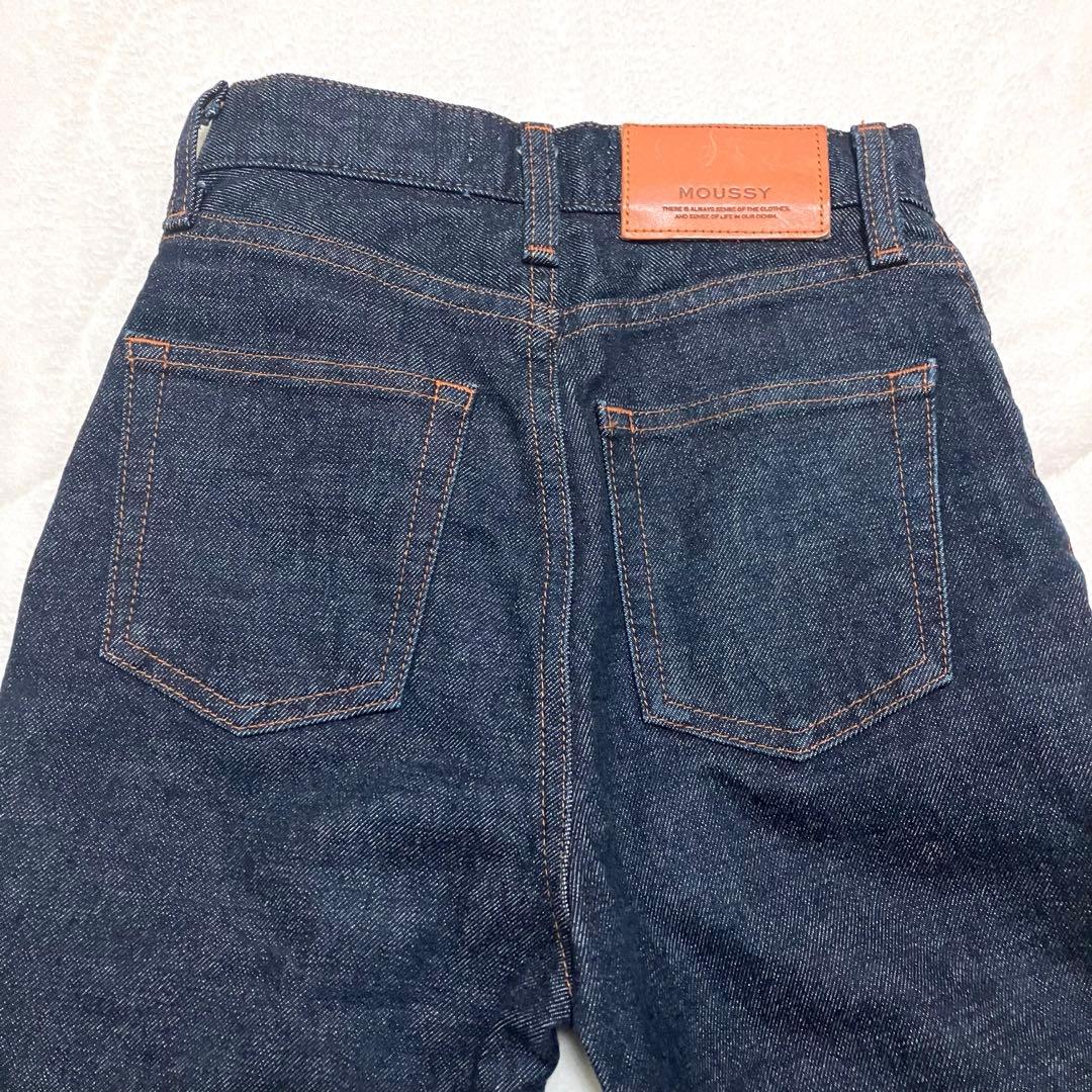 じゅ✨極美品✨ moussy MVS フレア デニム ワンウォッシュ
