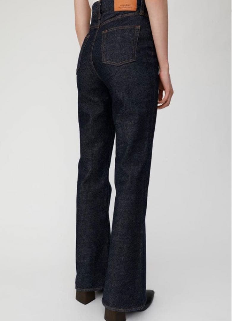 じゅ✨極美品✨ moussy MVS フレア デニム ワンウォッシュ
