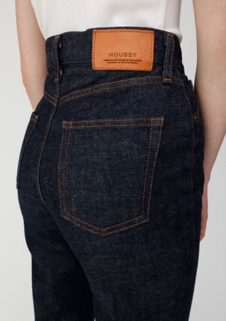 じゅ✨極美品✨ moussy MVS フレア デニム ワンウォッシュ