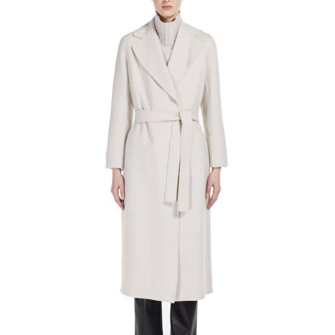 S MAX MARA ウールコート Poldo オフホワイト/Milk 36