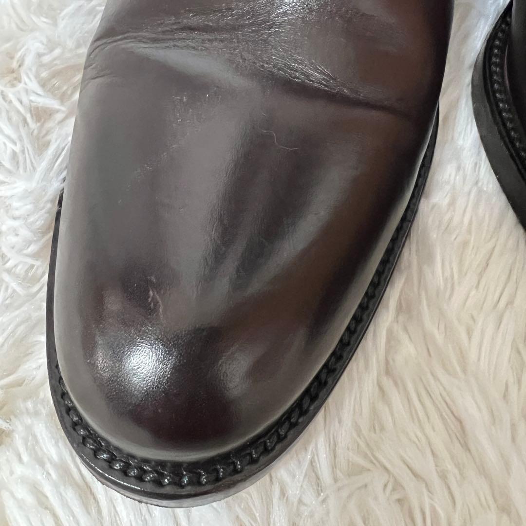 【美品】サルトル シングルバックベルト ジョッキーブーツ 37 GRIGIO
