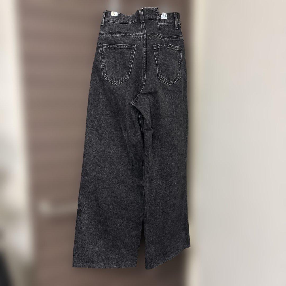 パンツ MOUSSY CROSS WAIST WIDE STRAIGHT