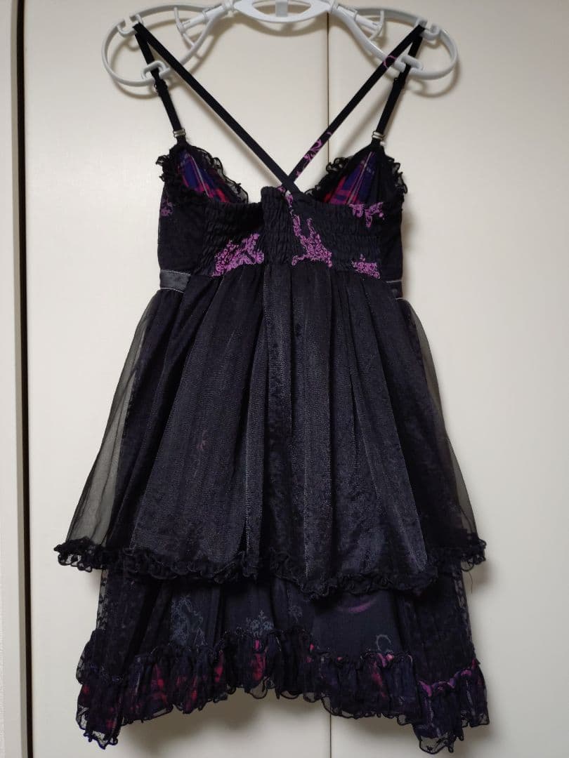【美品】エイチナオト H.Jelly フロントジップキャミワンピース