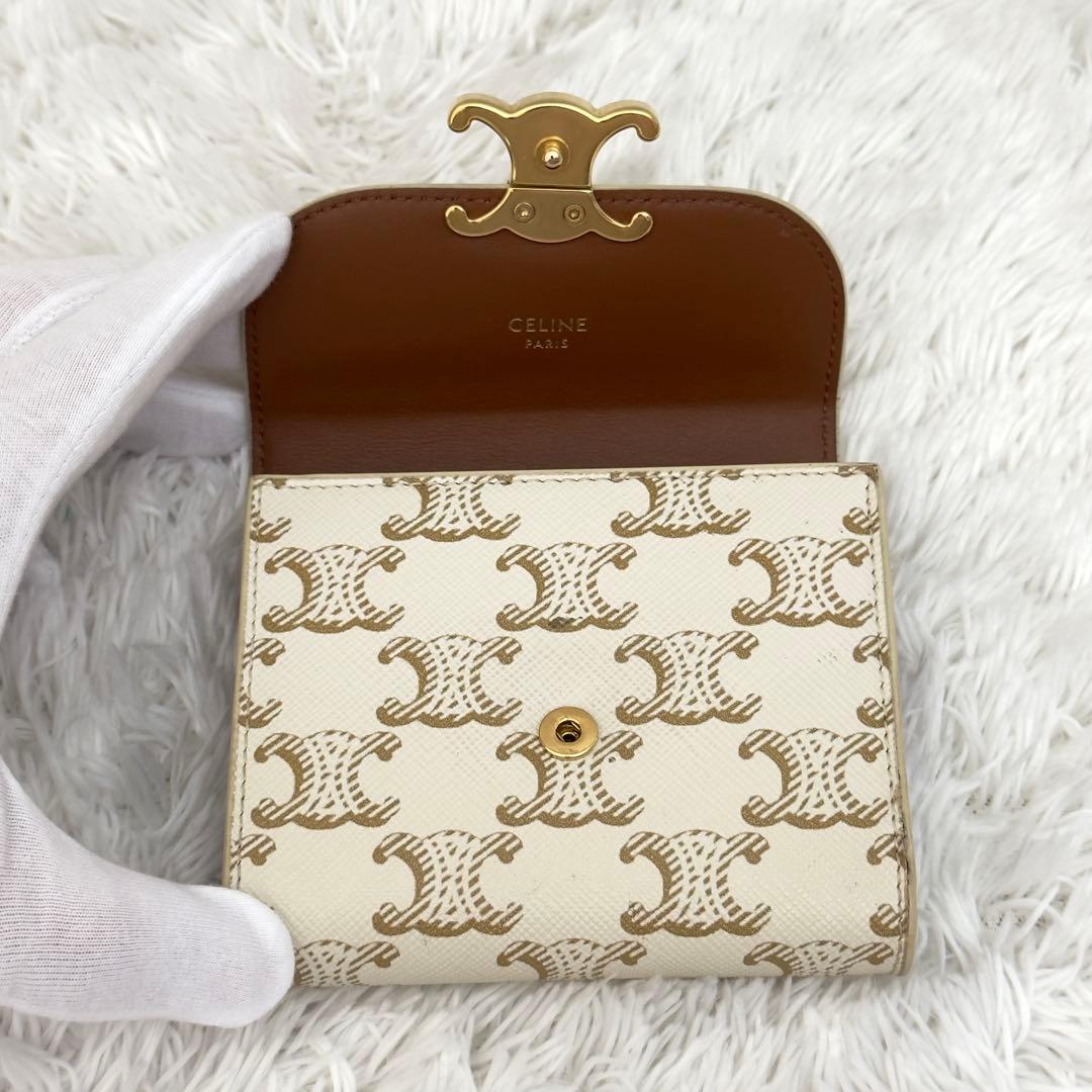 専用⭐️CELINE セリーヌ トリオンフキャンバス コンパクトウォレット 財布