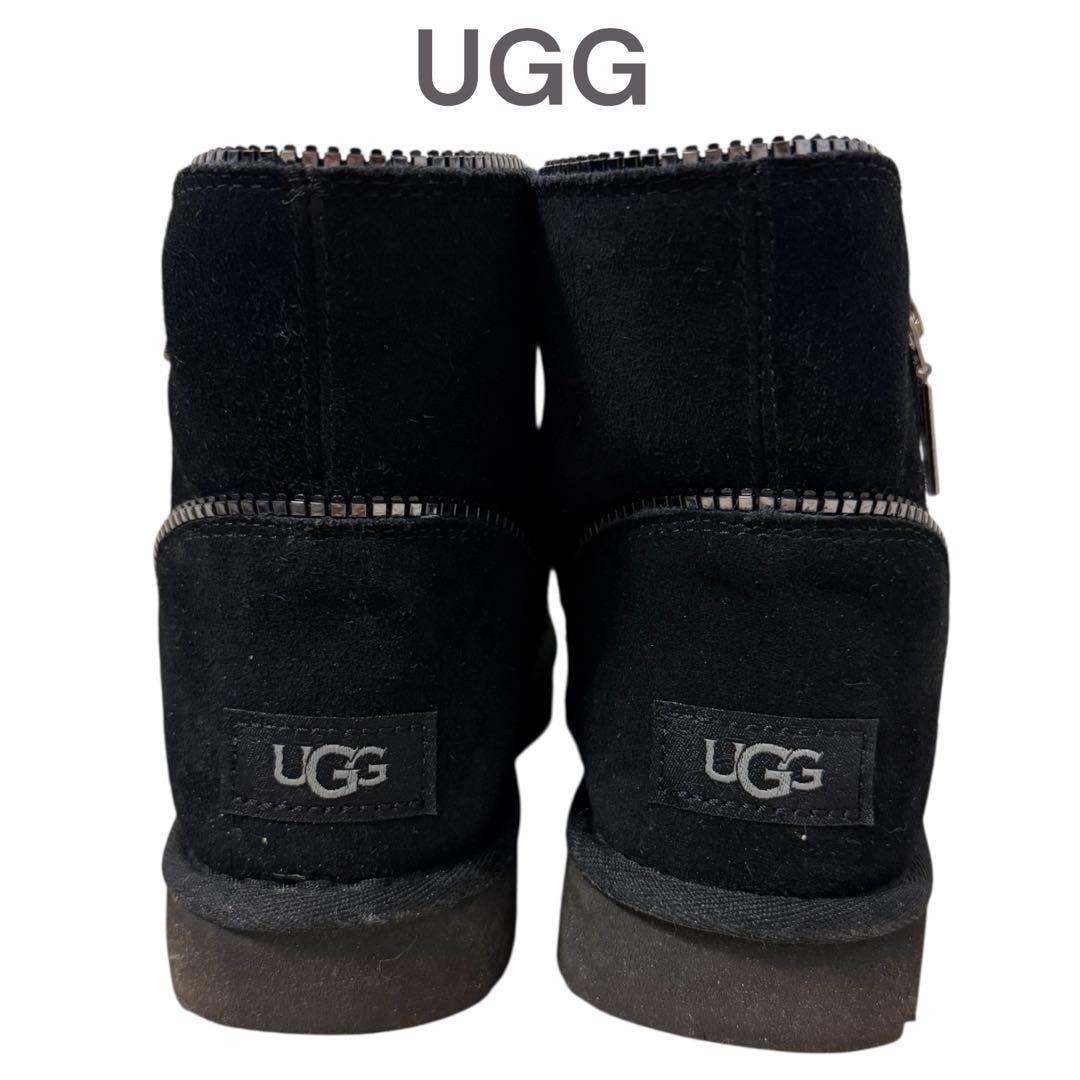 UGG■ボア■ショートブーツ■ジップアップ　W7
