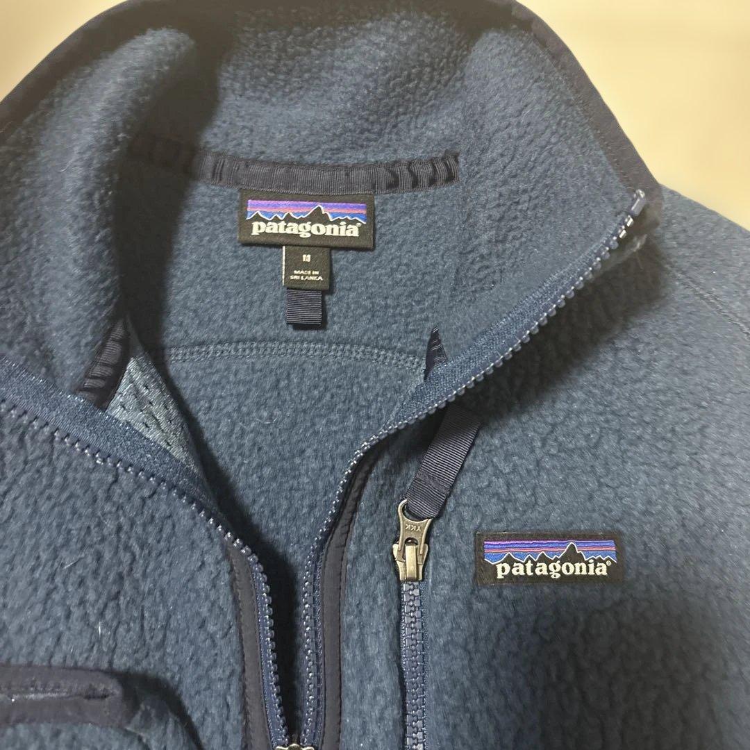Patagonia パタゴニア　フリース　ボアベスト　シンチラ　ネイビー