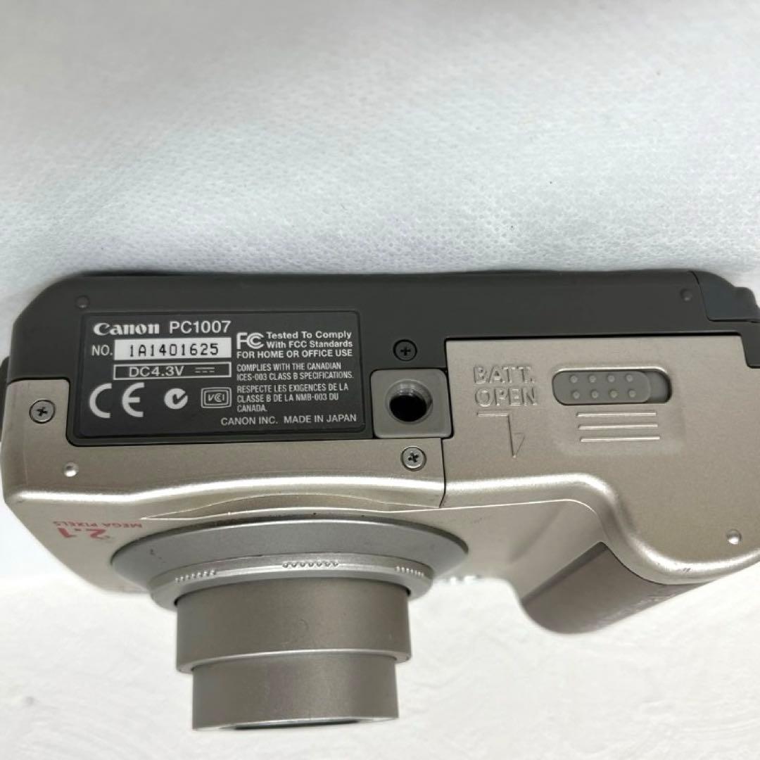 【通電確認済】Canon PowerShot A20 キヤノン デジカメ