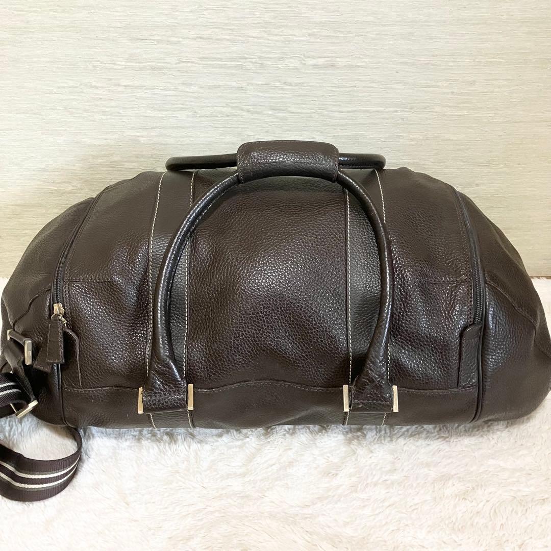 dunhill ボストンバッグ　2way エンサイン　レザー　濃茶