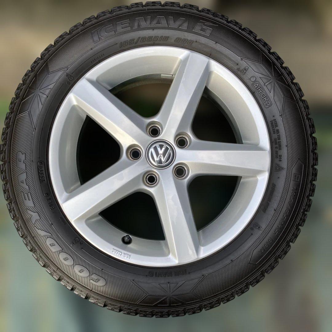 Volkswagen 15インチ純正アルミホイール　アスペン