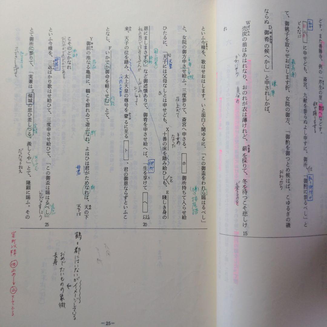 代々木ゼミナールテキスト 1991年 難関私大古文