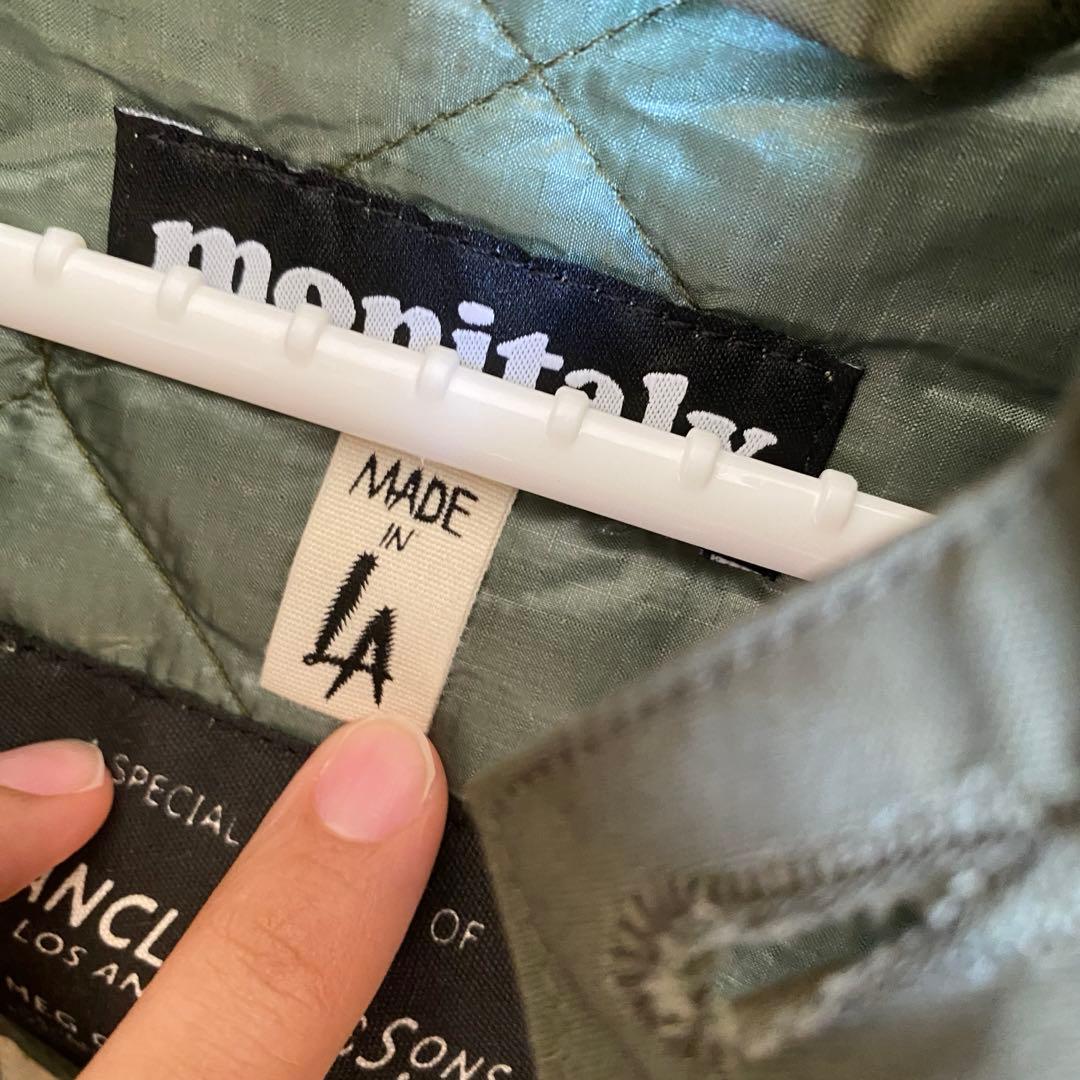 【値下げ】MONITALY ミリタリー クロップドジャケット 38 カーキ